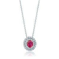 Collana Mirco Visconti Donna in Oro bianco Rubino 0.58 Ct AB778/R - AB778/R